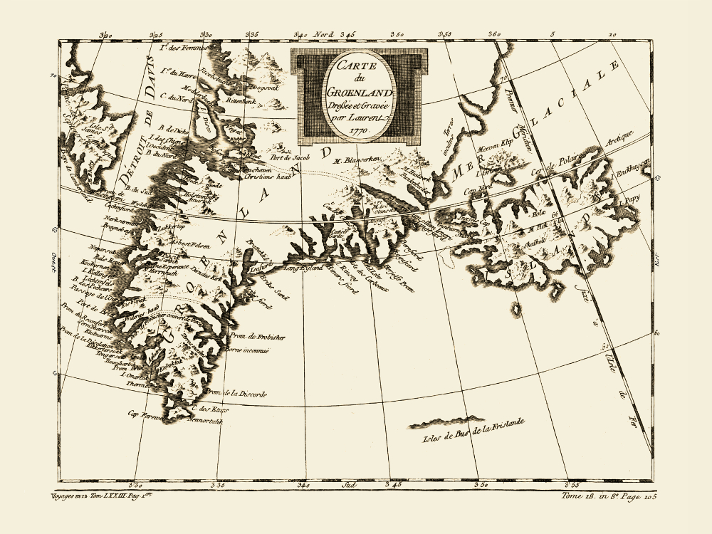 Greenland Antique Map Kobeica Blog